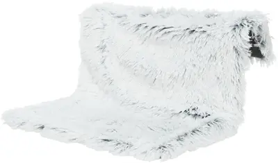 Trixie radiatorhangmat Harvey langhaar pluche wit/zwart 45 x 31 x 26 cm