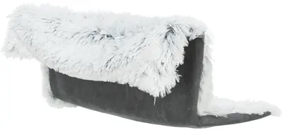 Trixie radiatorhangmat Harvey langhaar pluche wit/zwart 45 x 31 x 26 cm - Afbeelding 3