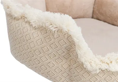 Trixie krabpaal Boho beige 50 x 50 x 97 cm – jute stam, relax-mand - Afbeelding 7