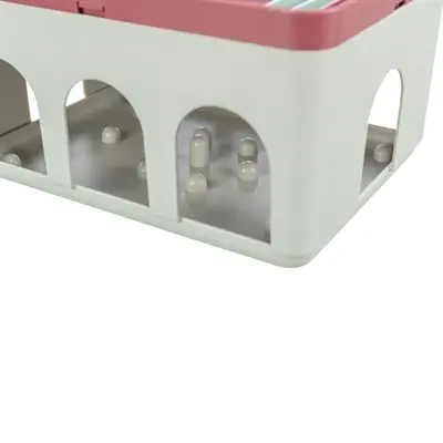 Trixie Cat Activity Rod Box 20 x 16 x 12 cm – wit/bordeaux speelbox - Afbeelding 8