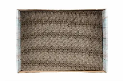 Trixie krabmand karton turquoise 45 x 33 x 12 cm – met catnip - Afbeelding 3