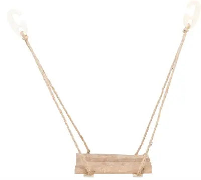 Trixie vogelschommel vurenhout naturel 19,5 x 27 cm - Afbeelding 2