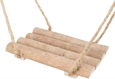Trixie vogelschommel vurenhout naturel 19,5 x 27 cm - Afbeelding 4
