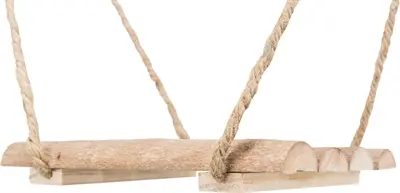 Trixie vogelschommel vurenhout naturel 19,5 x 27 cm - Afbeelding 5