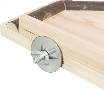 Trixie landingsplaats voor vogels hout 19 cm – met zitstokken - Afbeelding 4