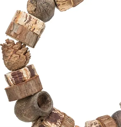 Trixie ringschommel voor vogels hout en dennenappels 18 cm - Afbeelding 3