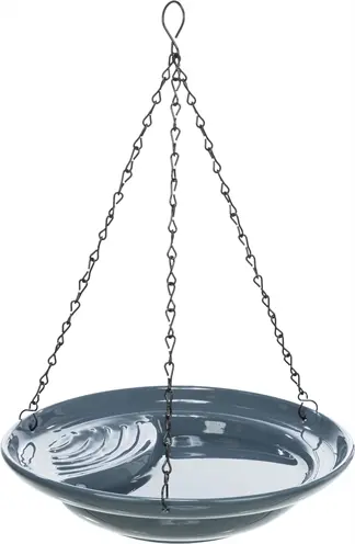 Trixie vogeldrinkschaal hangend keramiek blauw 26 cm 550 ml - Afbeelding 2