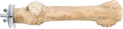 Trixie zitstok koffiehout 20 cm – met schroefbevestiging