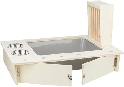 Trixie voederstation hout naturel 70 x 47 x 41 cm – met toiletpot - Afbeelding 10