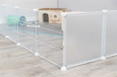 Trixie Indoor ren knaagdieren metaal/kunststof wit 140 x 70 x 35 cm - Afbeelding 6