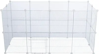 Trixie uitbreidingspanelen metaal wit 35 x 35 cm ren 62460 – 4 stuks