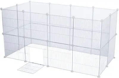 Trixie uitbreidingspanelen metaal wit 35 x 35 cm ren 62460 – 4 stuks - Afbeelding 2