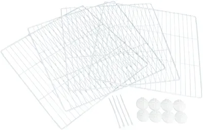 Trixie uitbreidingspanelen metaal wit 35 x 35 cm ren 62460 – 4 stuks - Afbeelding 3