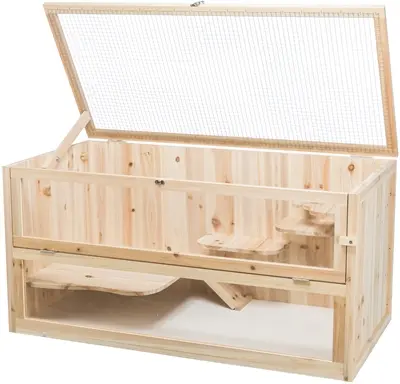 Trixie knaagdierverblijf hout 100 x 50 x 50 cm – met etages - Afbeelding 7