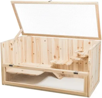 Trixie knaagdierverblijf hout 100 x 50 x 50 cm – met etages - Afbeelding 10