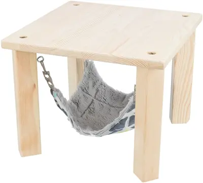 Trixie schuilhuisje Sunny met hangmat 28 x 28 x 24 cm – voor cavia's - Afbeelding 2