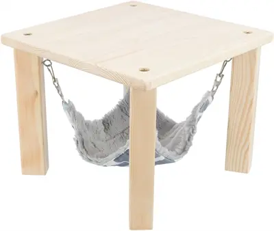 Trixie schuilhuisje Sunny met hangmat 28 x 28 x 24 cm – voor cavia's - Afbeelding 4
