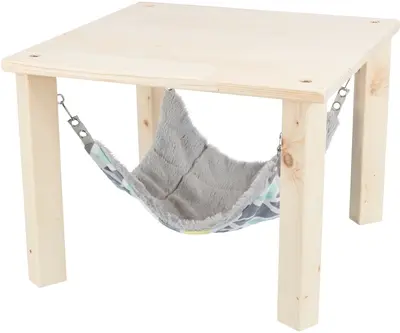 Trixie schuilhuisje met hangmat Sunny 37 x 37 x 29 cm – hout, voor cavia's