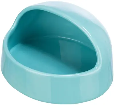 Trixie zandbad voor muizen en hamsters keramiek turquoise 16 cm – 3 stuks - Afbeelding 2