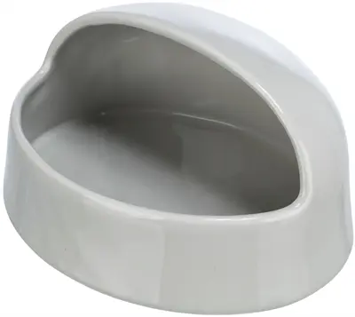 Trixie zandbad voor muizen en hamsters keramiek grijs 20 cm – 3 stuks - Afbeelding 3