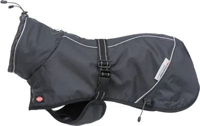 Trixie hondenjas Calvi zwart S 36 cm – water- en winddicht, tussenseizoen