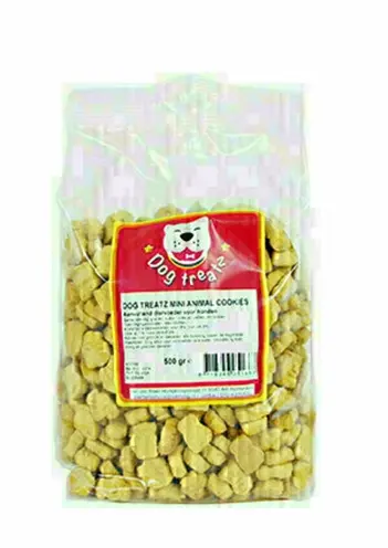 Dog Treatz Mini Animal Cookies 500 g – knapperige hondenkoekjes