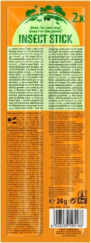 Vitakraft Insectensticks graanvrij 24 g – hondensnack met insecteneiwit - Afbeelding 2