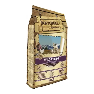 Natural Greatness hondenvoer Wild Recipe eend en konijn 10 kg