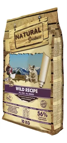 Natural Greatness hondenvoer Wild Recipe eend en konijn 10 kg - Afbeelding 4