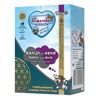 Renske hondenvoer vers bereide maaltijd konijn en eend 24 x 185 g - Afbeelding 4
