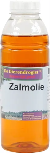 Dierendrogist zalmolie 500 ml – voor vacht en huid van hond en kat