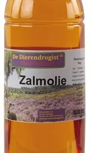 Dierendrogist zalmolie 1000 ml – voor vacht en huid van hond en kat - Afbeelding 1