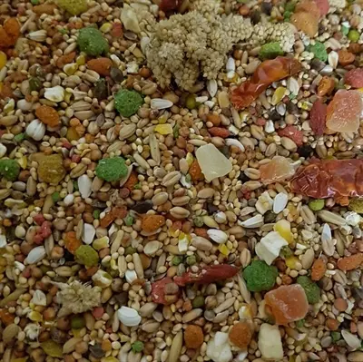 Hareco Rosé Select vogelvoer 3 kg – zonder pellets, voor rosékaketoes
