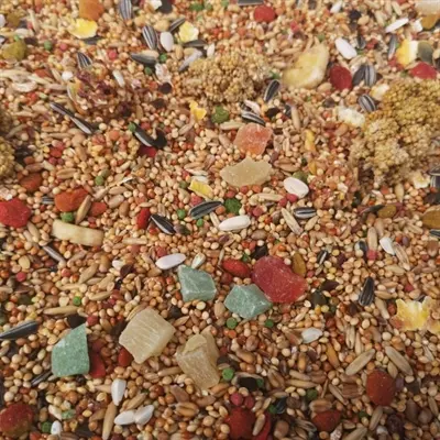 Hareco Pyrrhura Select vogelvoer zonder pellets 5 kg – luxe mengeling