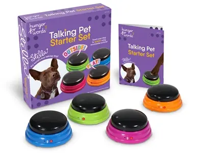 Hunger For Words Talking Pet Starter Set – zelf inspreekbare buttons