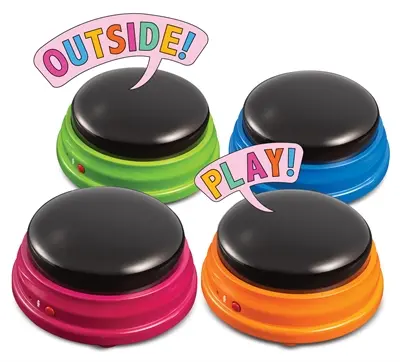 Hunger For Words Talking Pet Starter Set – zelf inspreekbare buttons - Afbeelding 4