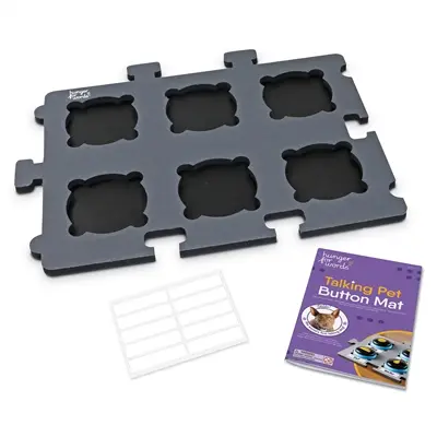Hunger For Words Talking Pet Button Mat 33,5 x 45,7 cm – speech buttons - Afbeelding 5