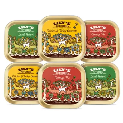 Lily's Kitchen natvoer hond Adult Classics Dinners 6 x 150 g – multipack