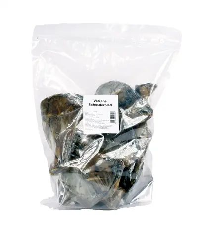 Petsnack varkensschouderblad kauwsnack – 100% varken, 10 stuks - Afbeelding 4