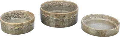 Trixie voerbak/drinkbak keramiek bruin 16 cm 900 ml - Afbeelding 2