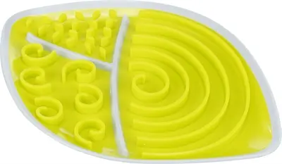 Trixie Lick'n'snack plaat blad TPR 28 x 21 cm – slipvrij
