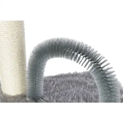 Trixie krabpaal Baza met borstel grijs 50 cm – met mandje - Afbeelding 6