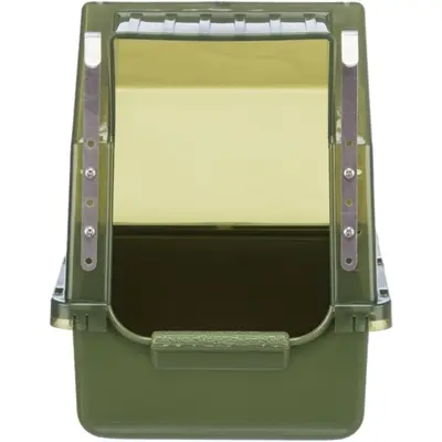 Trixie badhuis voor vogels olijfgroen 16 x 16 x 22 cm – verstelbare haken - Afbeelding 3