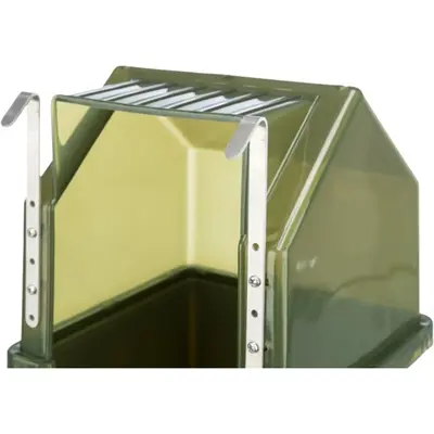 Trixie badhuis voor vogels olijfgroen 16 x 16 x 22 cm – verstelbare haken - Afbeelding 5