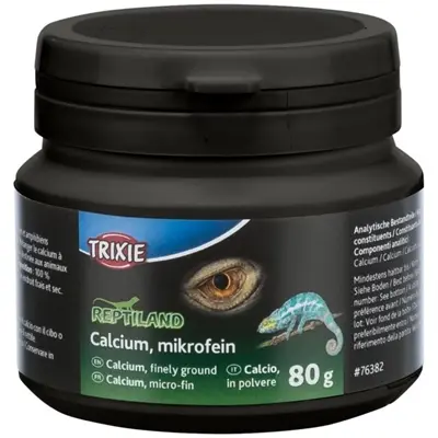 Trixie Reptiland calcium micro fijn 80 g – 6 stuks
