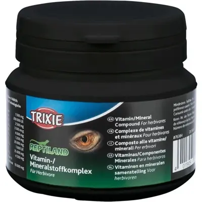 Trixie Reptiland vitamine-/mineralencomplex herbivoor 80 g – 6 stuks