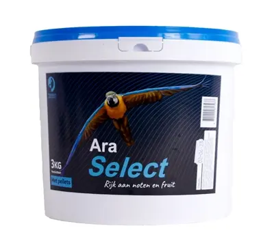 Hareco Ara Select papegaaienvoer zonder pellets 3 kg