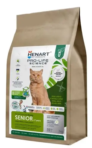 Henart Insect kattenvoer Cat Senior 3 kg – graanvrij