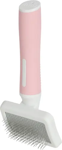 Zolux Anah slickerborstel roze/wit S 16,5 cm – alle haartypen - Afbeelding 4