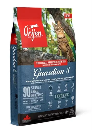 Orijen kattenvoer Guardian 8 Cat 4,5 kg – gevogelte en vis